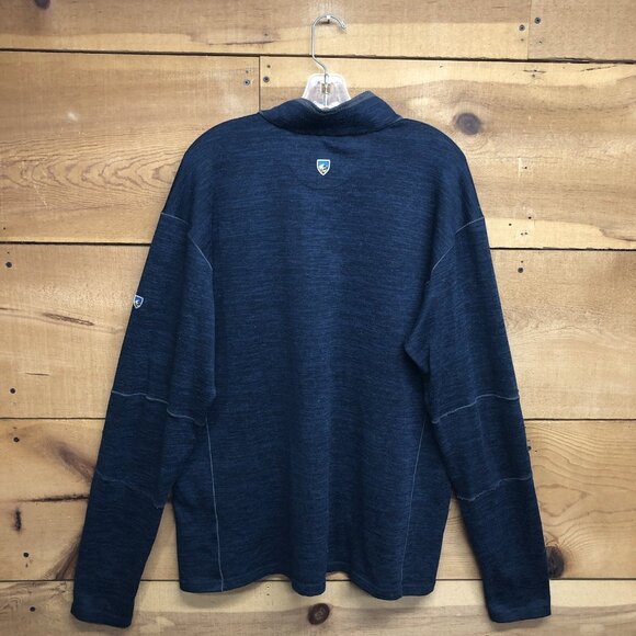 KUHL Ryzer 1/4 Zip Long Sleeve Pullover Mens Size 2XL Midnight Outdoors Hiking - Picture 5 of 10